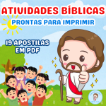 Atividades Bíblicas em Pdf Prontas Para Imprimir - Escolinha Bíblica