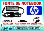 Carregador Hp Mini 19.5v 2.05a 40w Plug Preto 4.0mm x 1.7mm em Salvador Ba