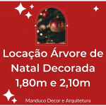 Locação de árvore de Natal decorada e adereços natalinos em Brasíliadf