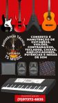 Manutenção de equipamentos de áudios 