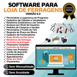 Software para Ferragens com Controle de Estoque Pedido de Vendas e Financeiro v4.0 Plus - Fpqsystem