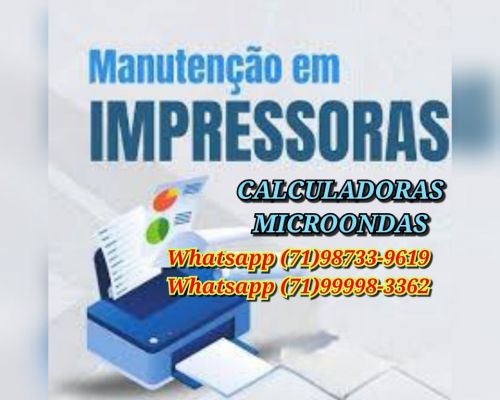 71 98733-9619 Assistência Técnica de Impressoras  Microondas Calculadoras  Máquinas de escrever em Salvador  713742