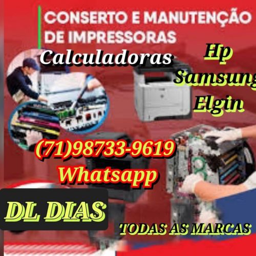 71 98733 9619 Conserto de Máquinas de Escrever em Salvador Calculadoras  Impressora  721964