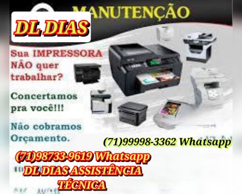 71 99998 3362 Whatsapp Conserto de Impressoras  Microondas Calculadoras Máquinas de escrever em Salvador Bahia  713736