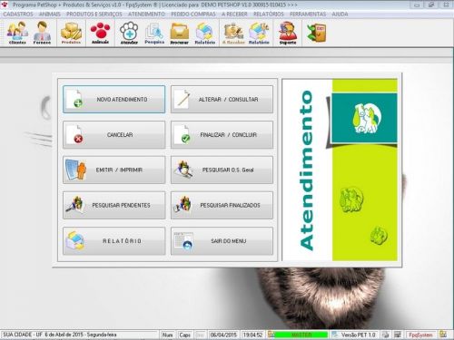 Programa para Petshop e Veterinária  Produtos e Serviços v1.0 - Fpqsystem 718447
