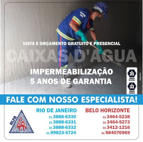 Alfa serviços de impermeabilização de caixas de água 607480