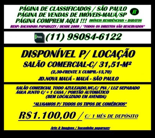 Alugo Salão Comercial com 3151-m²  -  Jd.nova Mauá - Mauá-sp 723155