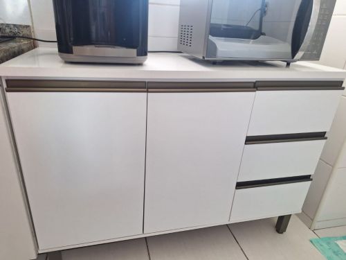 Armario- Balção De Cozinha Com 2 Portas  3 Gavetas -semi-novo 738537