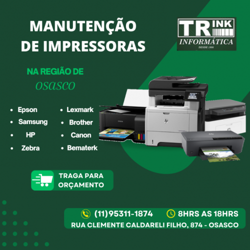 Assistência Técnica de Impressoras Plotter Computador Notebook 729949