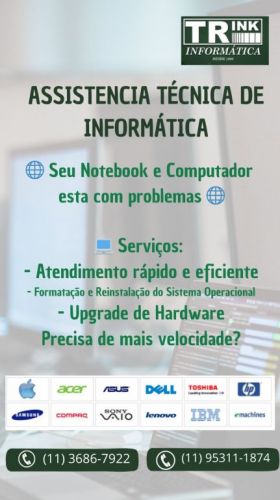 Assistência Técnica de Impressoras Plotter Computador Notebook 729952