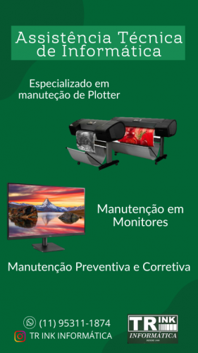 Assistência Técnica de Impressoras Plotter Computador Notebook 729953