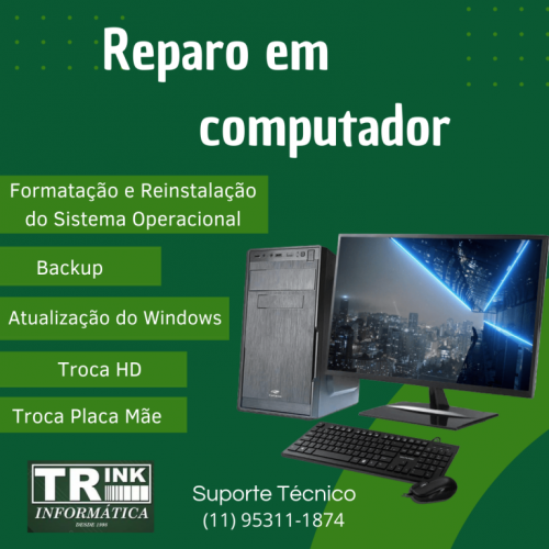 Assistência Técnica de Informática Manutenção de Notebooks 718901