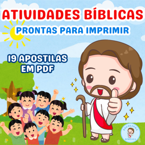 Atividades Bíblicas em Pdf Prontas Para Imprimir - Escolinha Bíblica 733796