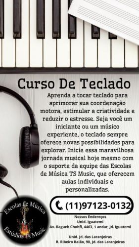 Aulas de teclado no jardim Iguatemi  732786