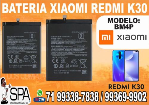 Bateria Bm4p para Xiaomi Redmi K30 em Salvador Ba 725635