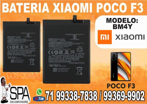 Bateria Bm4y para Xiaomi Poco F3 em Salvador Ba 725636