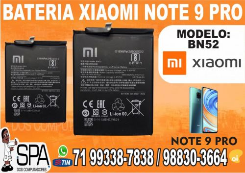 Bateria Bn52 para Note 9 Pro em Salvador Ba 725644