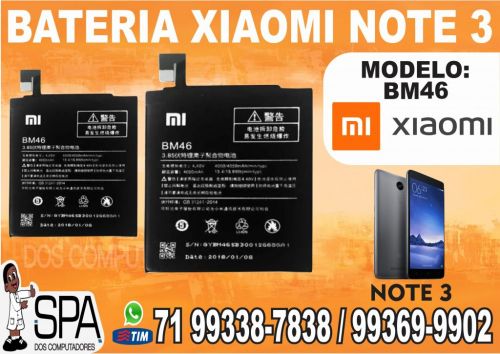 Bateria Xiaomi Bm46 para Redmi Note 3 em Salvador Ba 725638