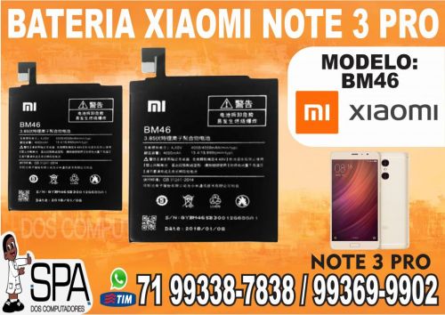 Bateria Xiaomi Bm46 para Redmi Note 3 Pro em Salvador Ba 725639