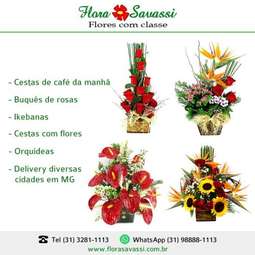 Belo Vale Floricultura flores presente cesta de café da manhã e coroa de flores em  Belo Vale Mg 716809