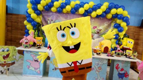 Bob Esponja e Patrick Cover Personagens Vivos Animação Festas Infantil 383284