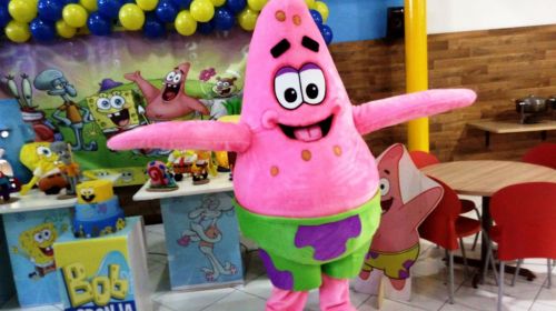 Bob Esponja e Patrick Cover Personagens Vivos Animação Festas Infantil 383286