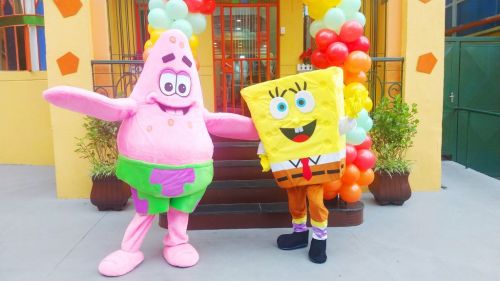 Bob Esponja e Patrick Cover Personagens Vivos Animação Festas Infantil 587638