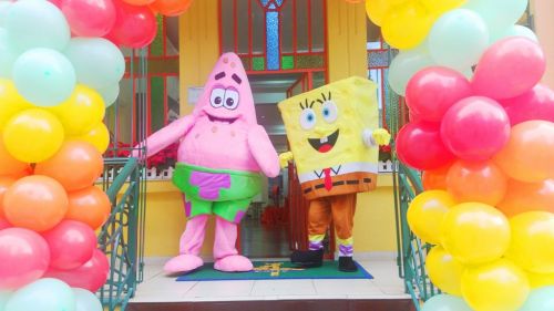 Bob Esponja e Patrick Cover Personagens Vivos Animação Festas Infantil 587640