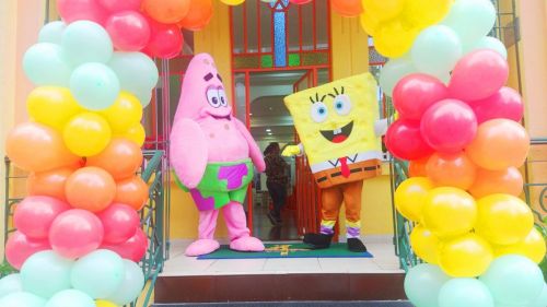 Bob Esponja e Patrick Cover Personagens Vivos Animação Festas Infantil 587641