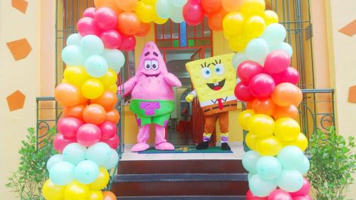 Bob Esponja e Patrick Cover Personagens Vivos Animação Festas Infantil 587643