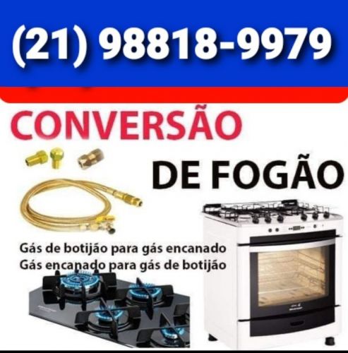 Bombeiro Gasista Cacuia Rj ♨️96437-9483 Conversão de Fogão Manutenção de Aquecedor  722969