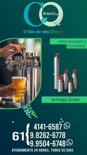 Brasília - Chopp - Gás do Chopp - 61- 9-9504-6748 717761