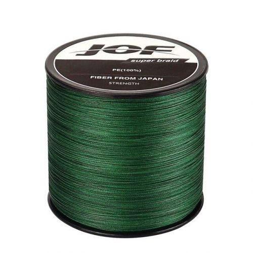 Linha de Pesca Multi-Filamento X8 Jof 300 metros 0,40mm 80bs 8 Fios 36Kg Verde 715042