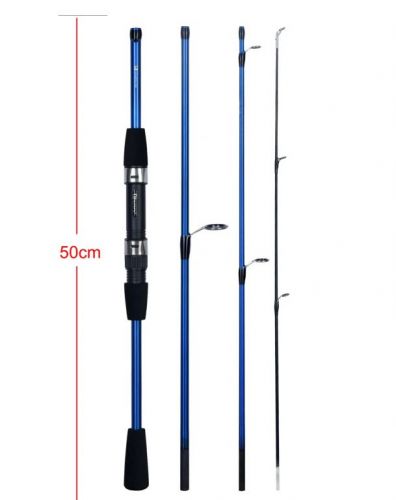 Vara de Pesca Ultra Lite Biutifu Fibra de Carbono Ação Média 1.80m 4 partes Isca 5-20g para Molinete 715026