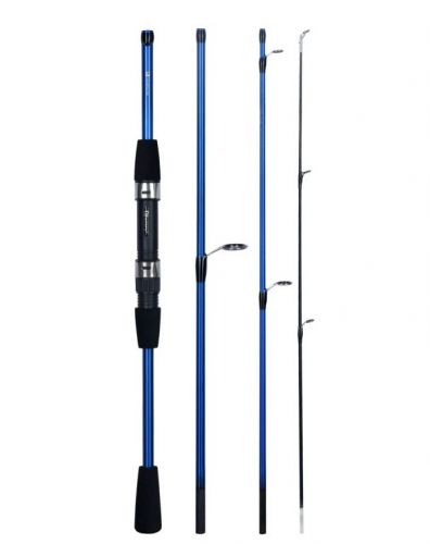 Vara de Pesca Ultra Lite Biutifu Fibra de Carbono Ação Média 1.80m 4 partes Isca 5-20g para Molinete 715025