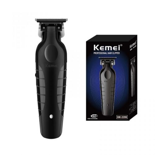 Máquina De Cortar Cabelo Barba Kemei Professional Recarregável Km2299 110v 220v 727456