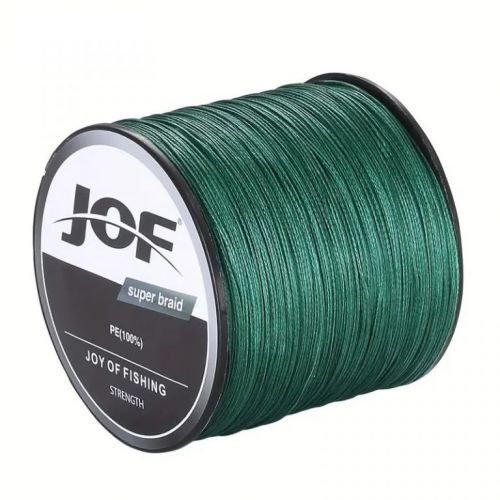 Linha de Pesca Multi-Filamento X8 Jof 500 metros 0,40mm 60bs 8 Fios 27Kg Verde 727489