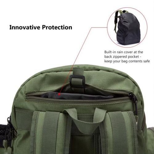 Mochila para Pesca Multifuncional Profissional Bassdash Super Resistente Espaçosa Tamanho G 727502