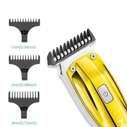 Máquina De Cortar Cabelo Barba VGR Professional Recarregável V-956 110v 220v Dourada 727526