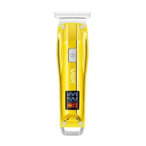 Máquina De Cortar Cabelo Barba VGR Professional Recarregável V-956 110v 220v Dourada 727524