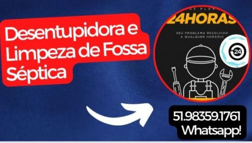 Canoas Encanador e Desentupidora 24hs Limpa Fossa e tubulações Canoas  618204