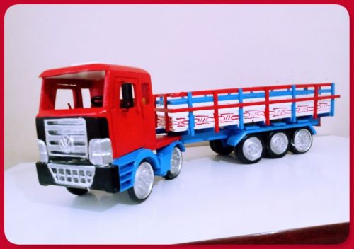 Carreta De Brinquedo Trucada Em Madeira 723613