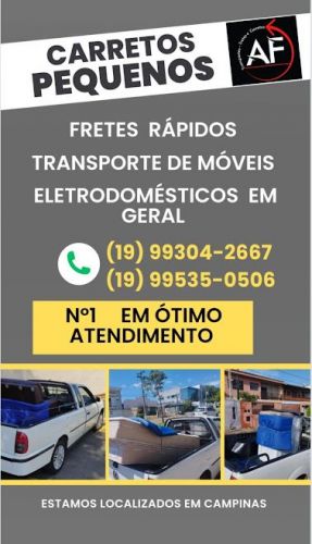 Carreto Pequeno Campo Grande em Campinas  Fretes Rápidos 669879