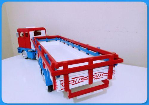 Carretona Trucada Grande De Brinquedo Em Madeira 723621