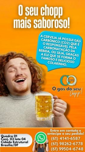 Chopp Gás Carbonico - Co2 Brasília  9-9504-6748 717054