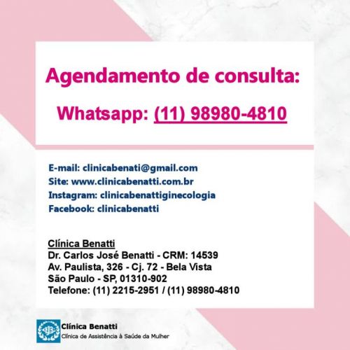 Clínica Benatti - Clínica Ginecológica em São Paulo especializada no atendimento da saúde da mulher  724906