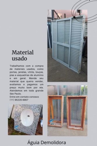 compra  de materiais de construção usados  713633