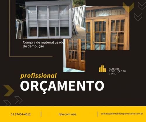 Compro material Usado de Reforma na Penha 712165