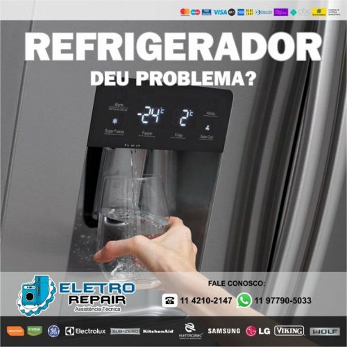 Consertos técnicos para refrigeradores side by side em Ibirapuera 701960