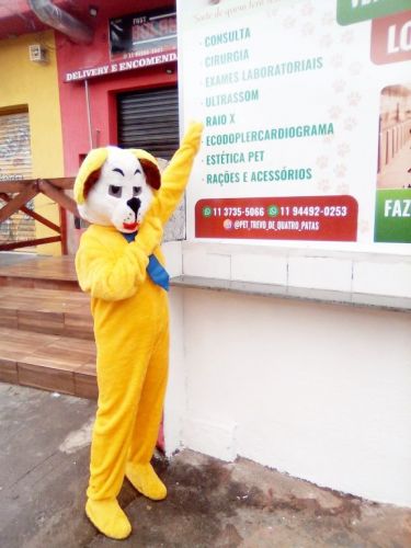 palhaço locutor e mascote do cachorro para inauguração  pet shop no Butantã   719364